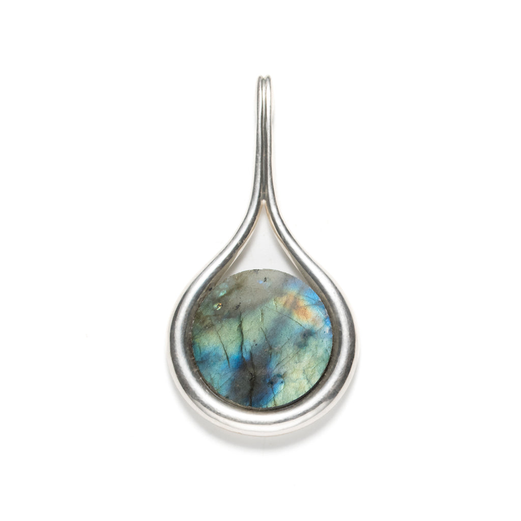 High-end design matching drop silver pendant