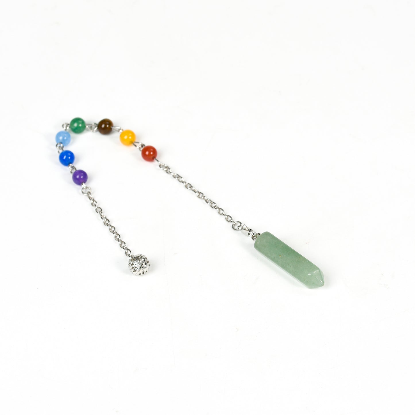 Seven Chakras Spiritual pendulum Pencil tip crystal