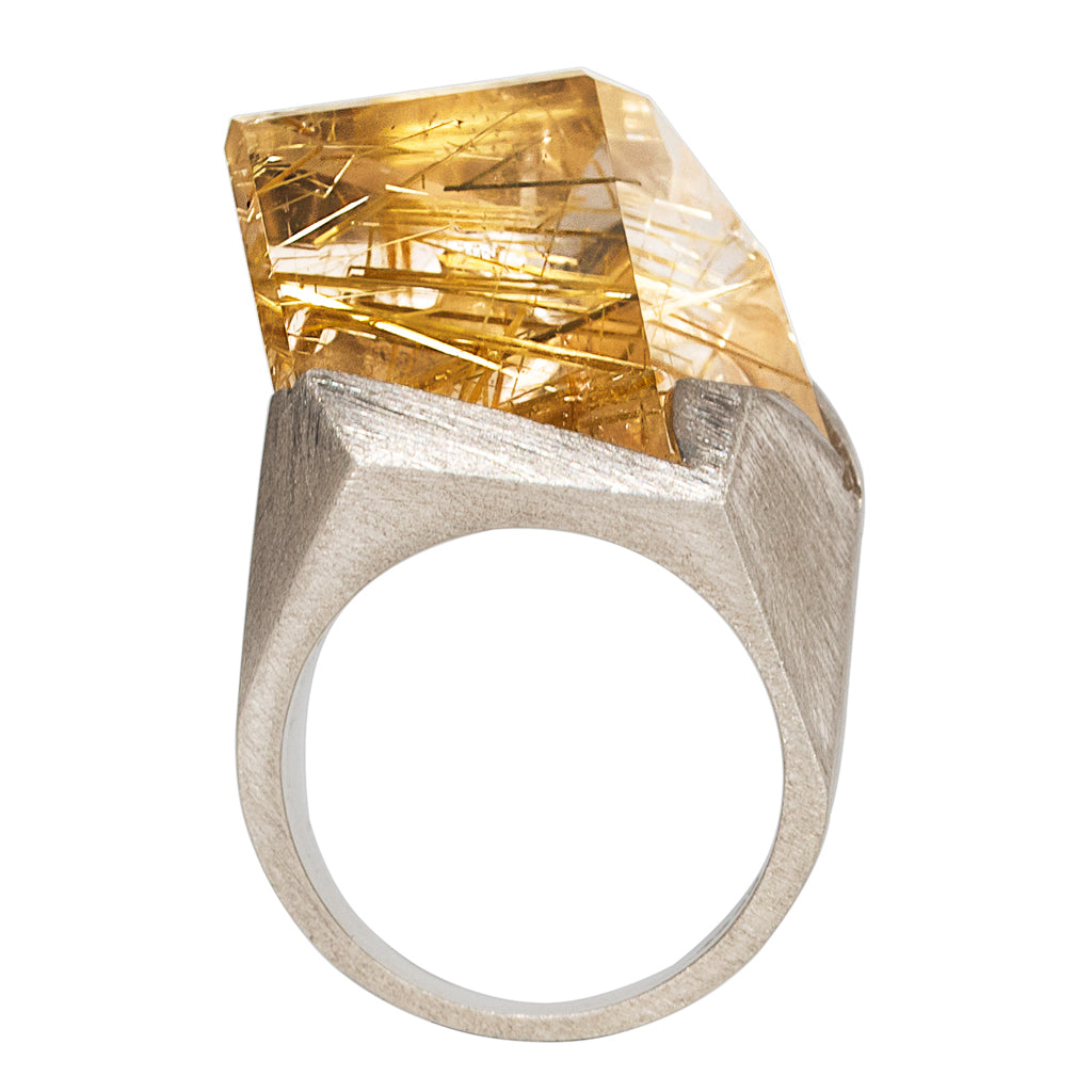 High-end design crystal ring