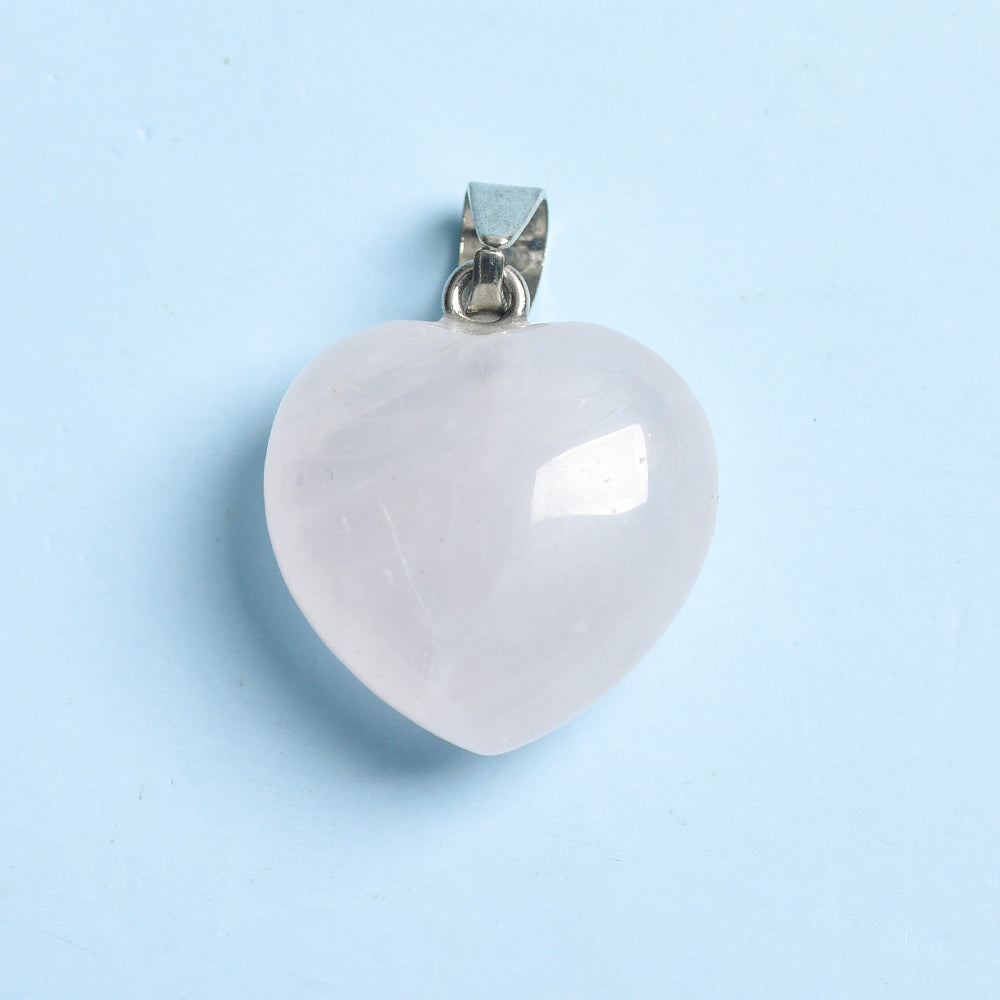 Natural crystal love pendant accessories wholesale large inventory manufacturers for direct supply