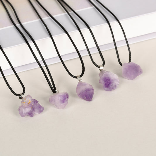 Sunnycrystal Amethyst pendant Crystal Accessories Wholesale