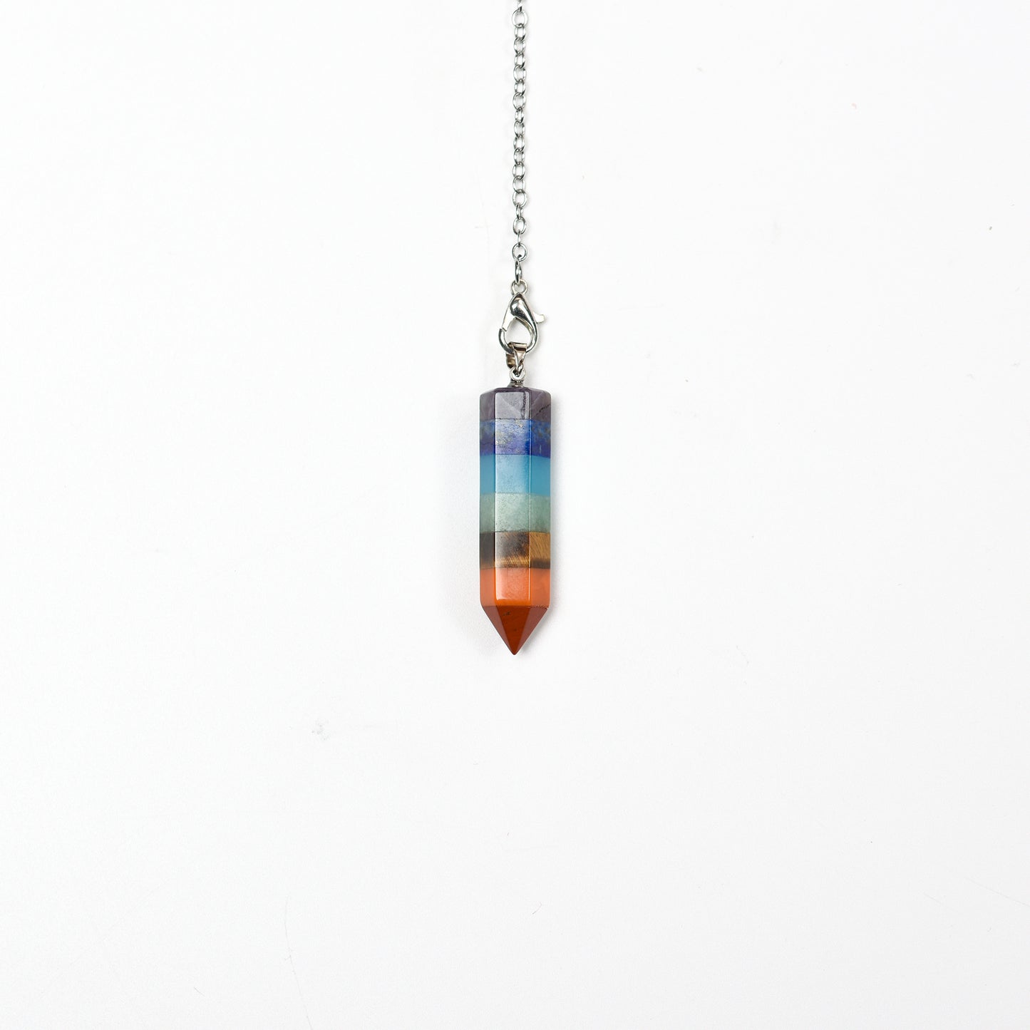 7 Chakra Pendulum Natural Stone Pendant