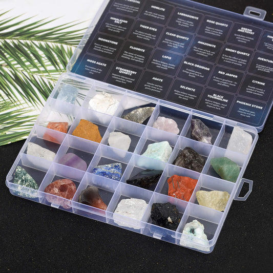 Natural crystal raw stone ore specimen ornaments mineral crystal blind box children's gift science children's collection of strange stone