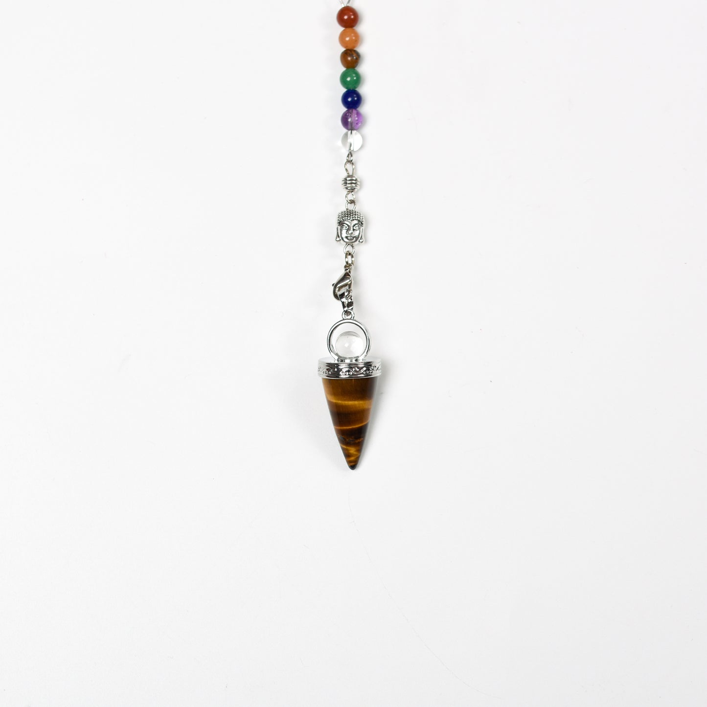 Chakra Spiritual Pendulum Natural Crystal Pendulum Pendant