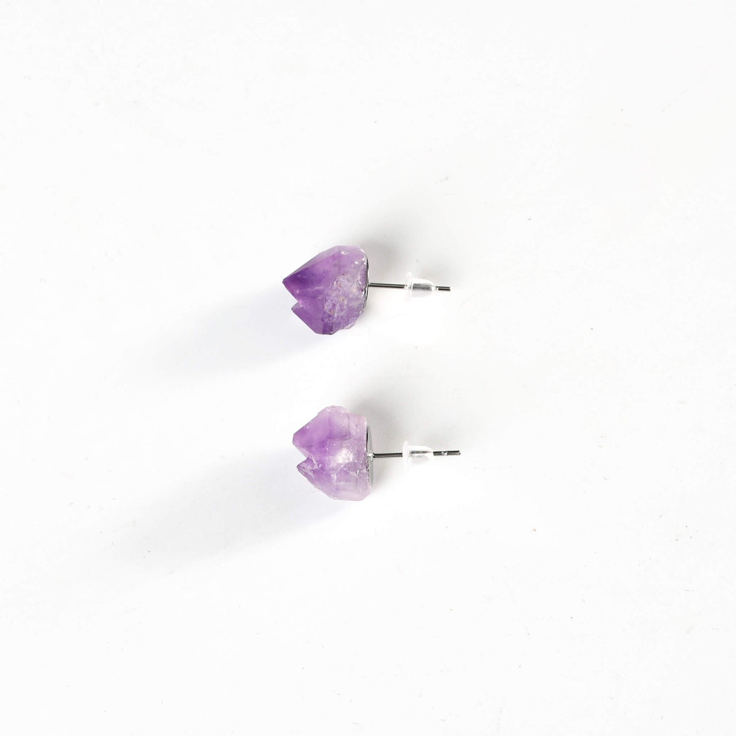 Amethyst Flower Earrings Crystal Earrings Wholesale Live mouth