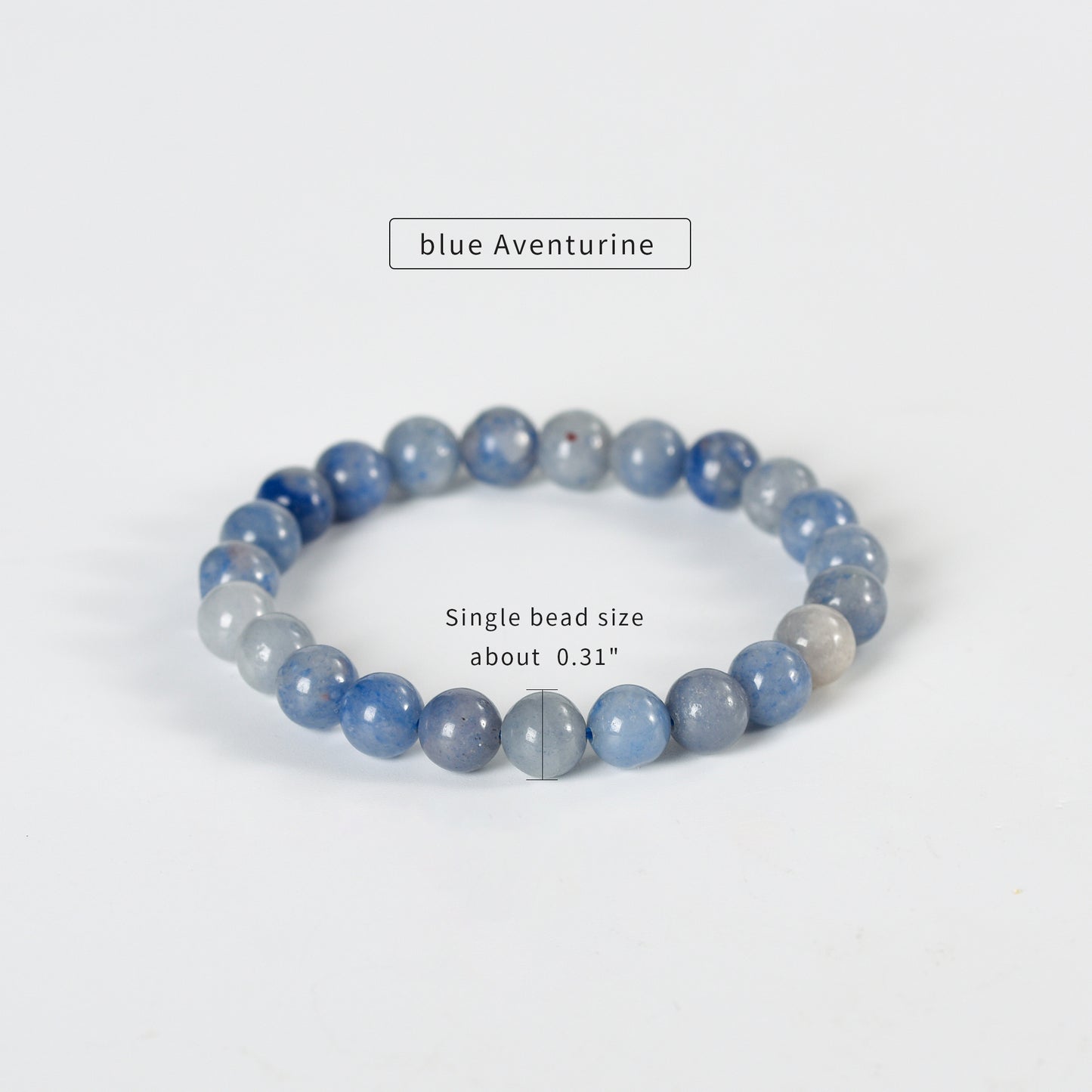 Healing Stone Beaded Bracelets for Women Men Semi-Precious Bracelets 8mm