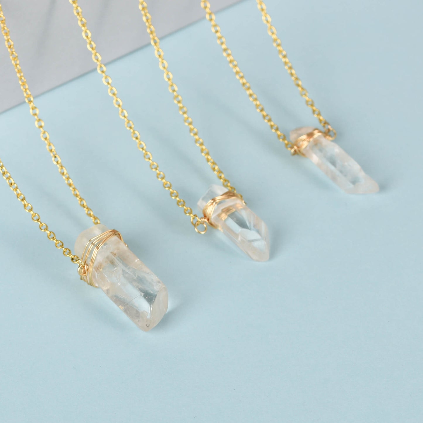 Natural Clear Quartz Pendant Create personalized Wholesale Natural