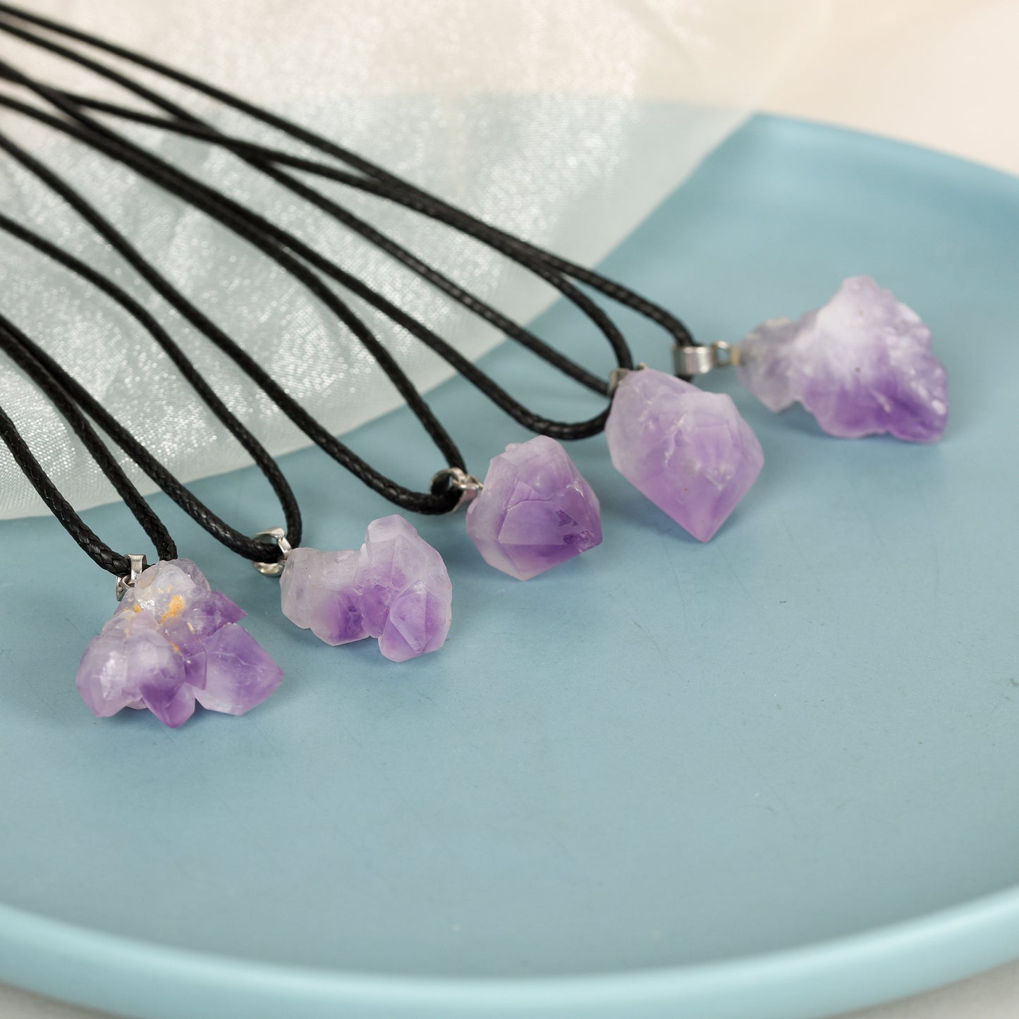 Sunnycrystal Amethyst pendant Crystal Accessories Wholesale