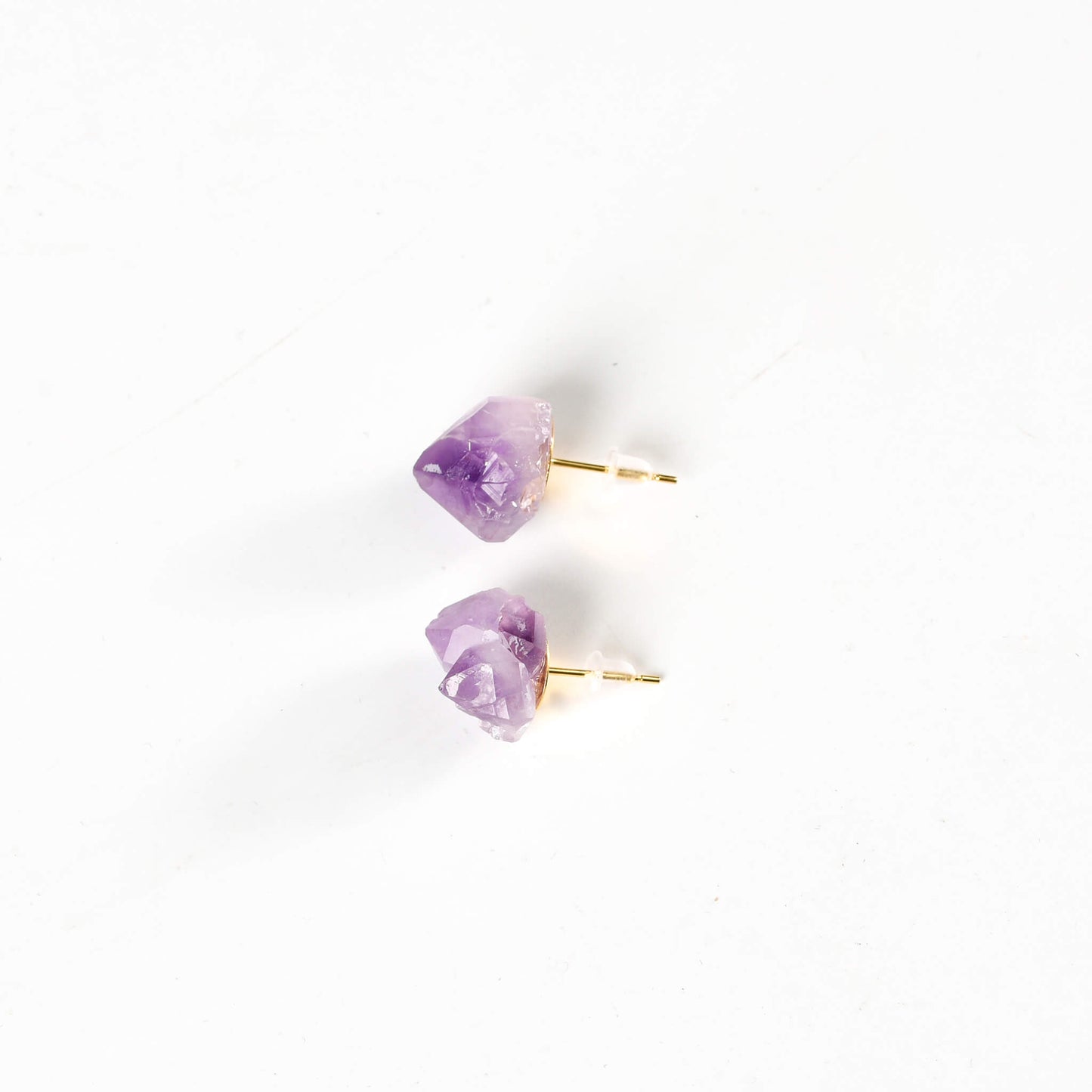 Amethyst Flower Earrings Crystal Earrings Wholesale Live mouth