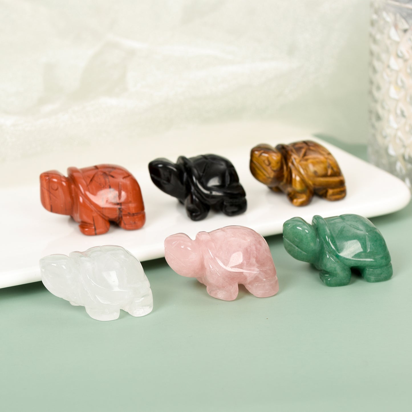 Carved tortoise crystal wholesale natural engraving Factory direct sale