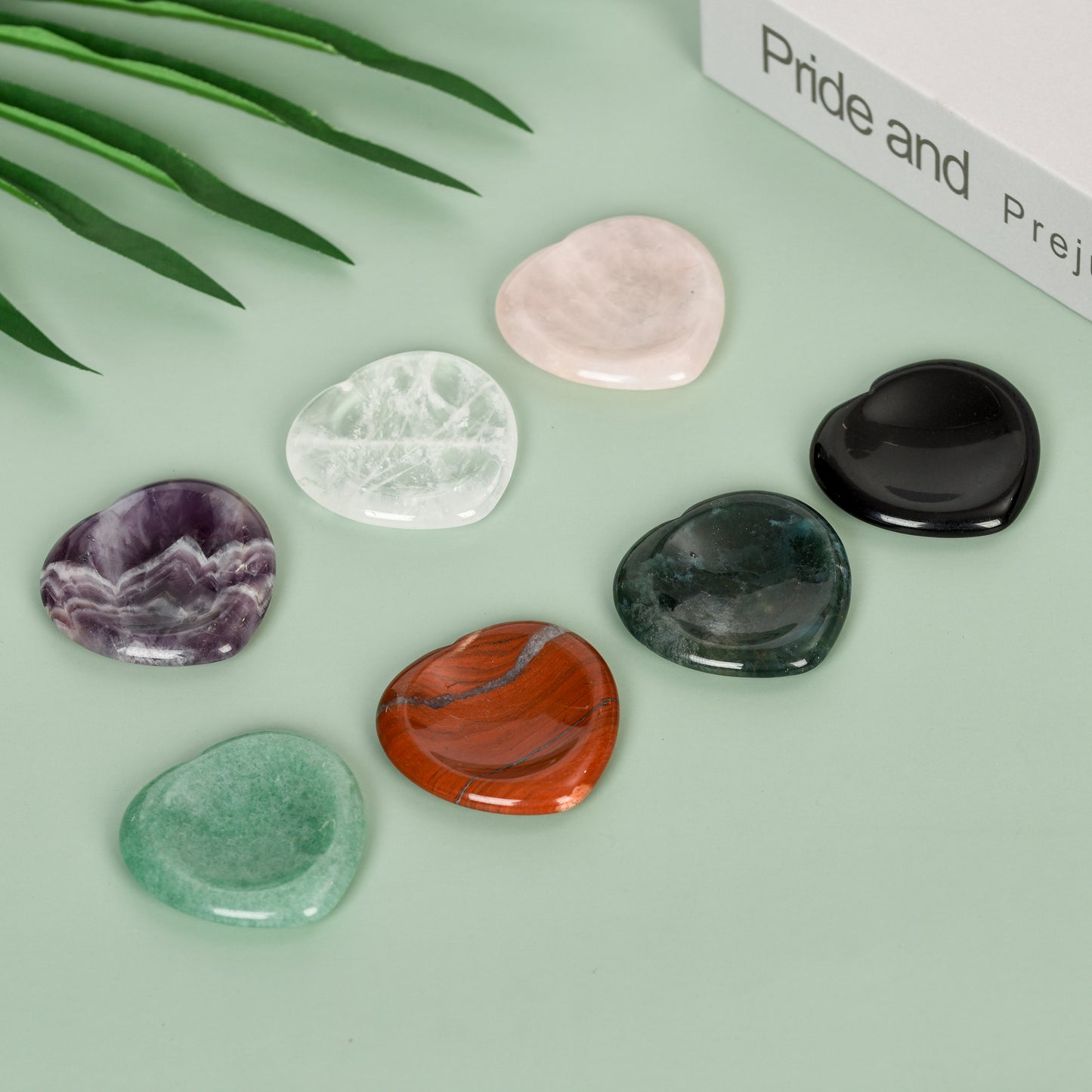 Worry stone massage products crystal wholesale natural energy arts and crafts Thumb stone