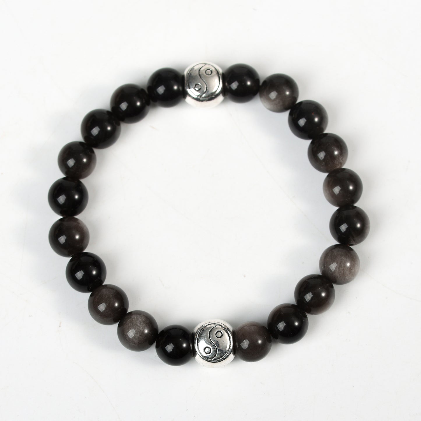 Natural Silver Obsidian Bracelet creative DIY Bracelet wholesale