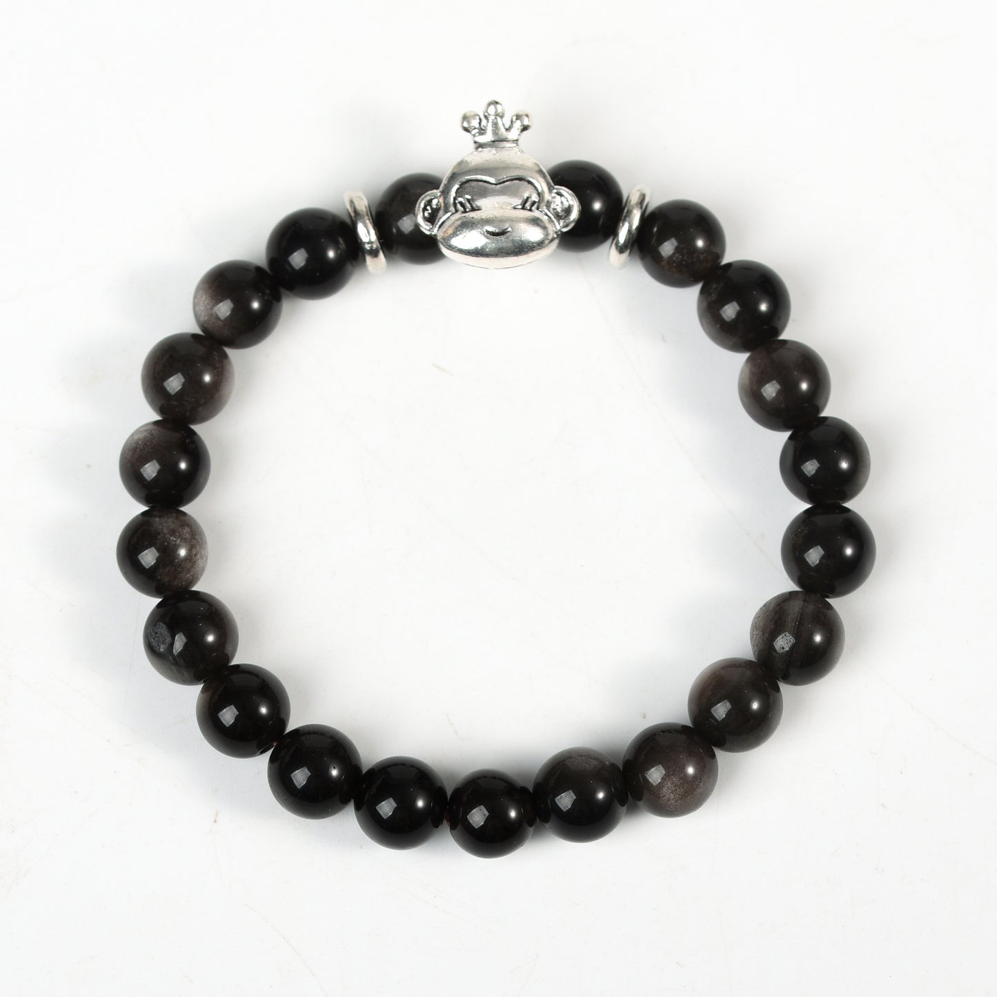 Natural Silver Obsidian Bracelet creative DIY Bracelet wholesale