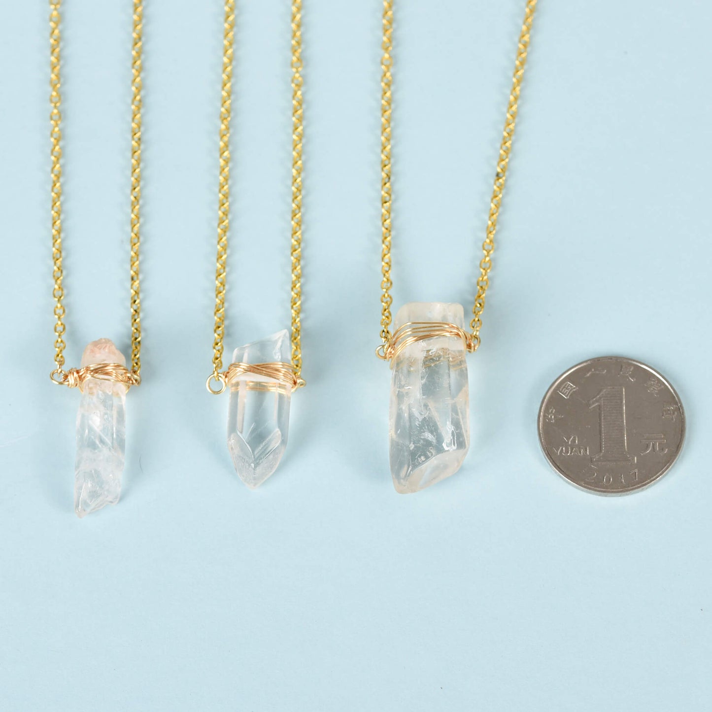 Natural Clear Quartz Pendant Create personalized Wholesale Natural