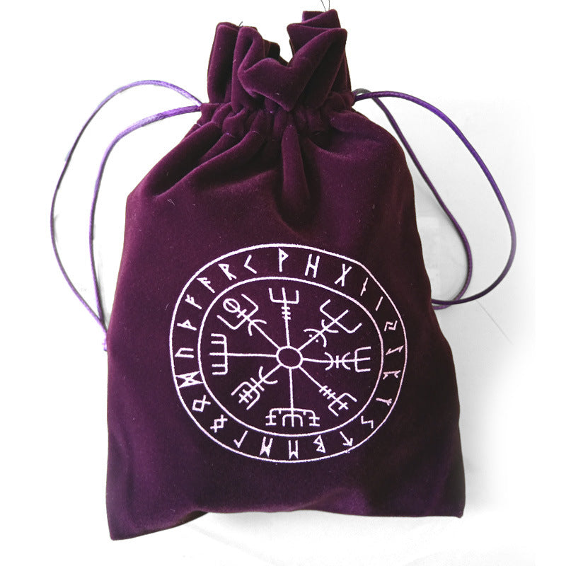 Rune Drawstring Storage  Tarot Cards Bag