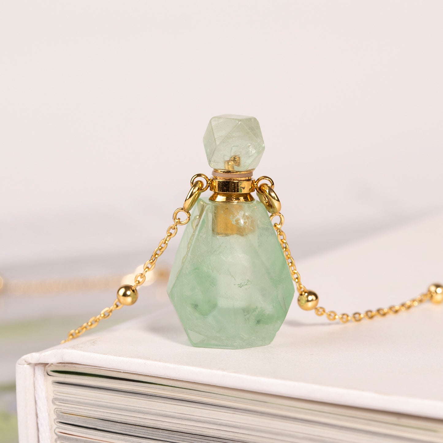 Perfume bottle pendant Crystal Accessories Good for sleep