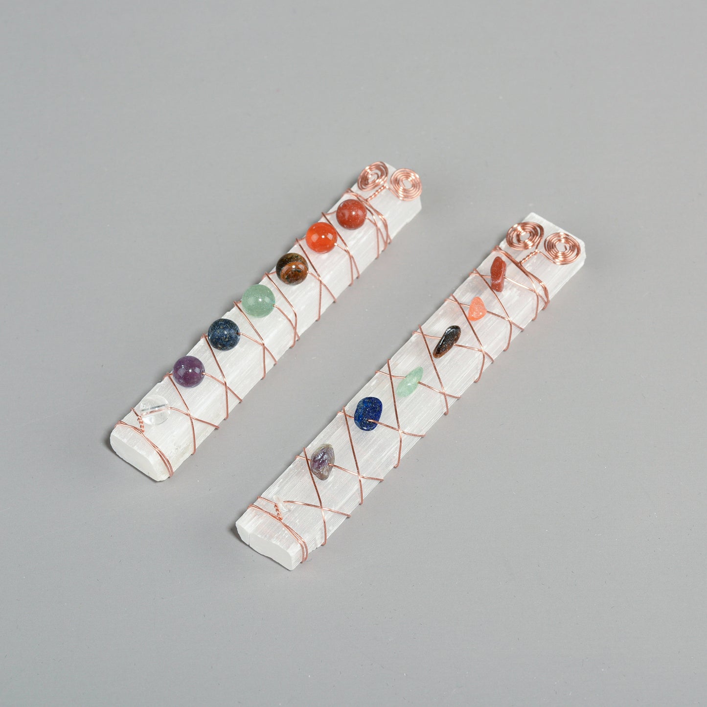 Seven Chakra White Selenite Stick