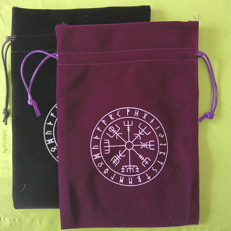 Rune Drawstring Storage  Tarot Cards Bag