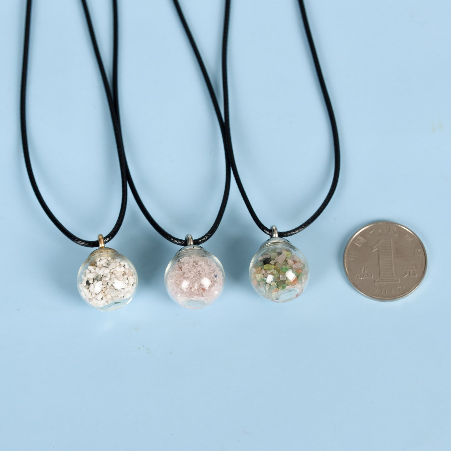 Glass ball necklace Pendant Fashion Simple Round pendant