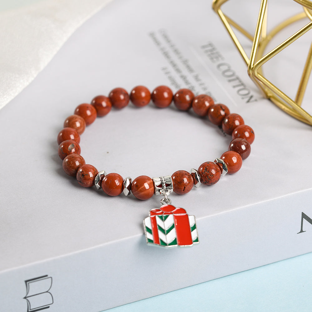 Europe and the United States Christmas gift series creative crystal creative style Christmas bracelet trend senior sense string