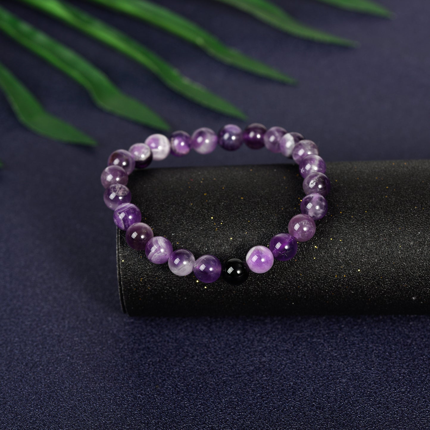 8mm  Crystal Bracelets Natural Bracelets Obsidian Amethyst