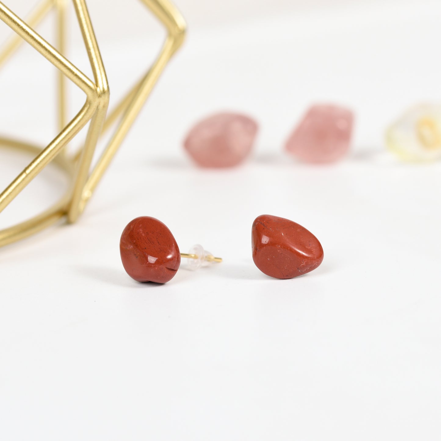 Natural Crystal  Chips  Earrings Ear studs Gifts Wholesale