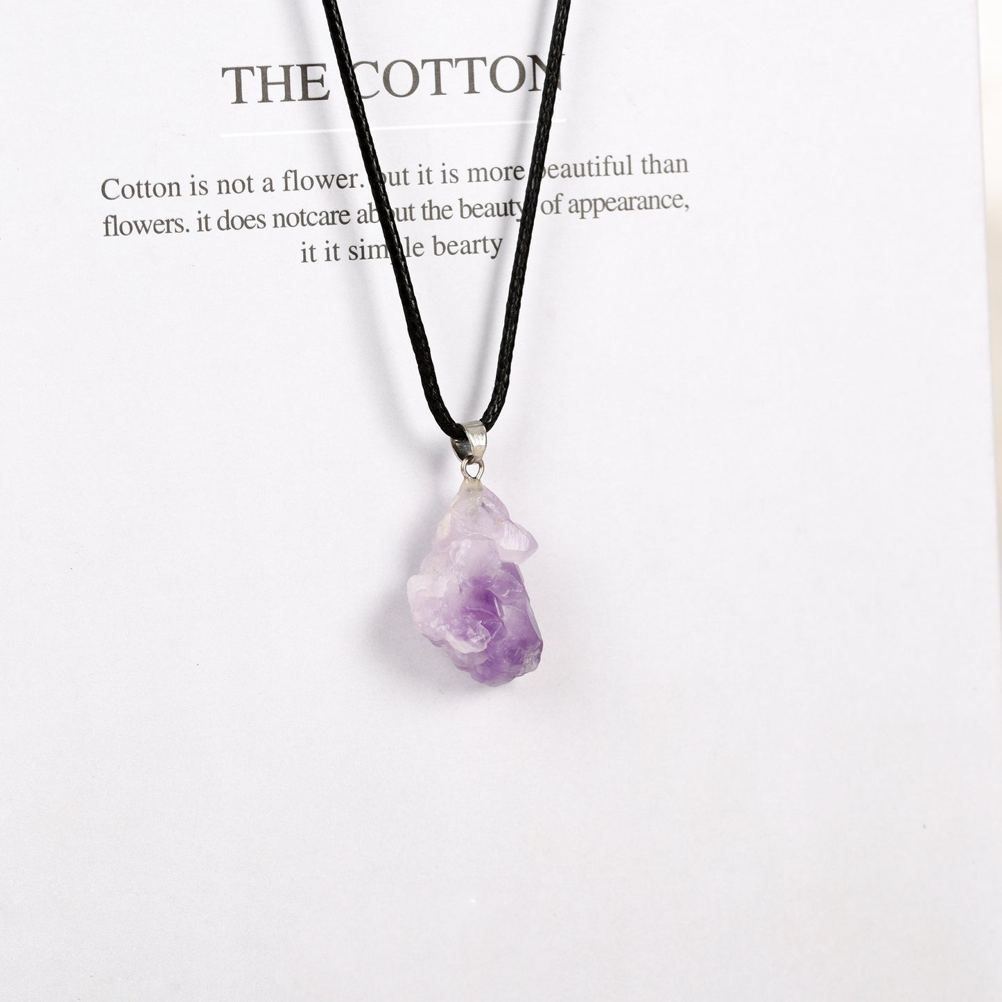 Sunnycrystal Amethyst pendant Crystal Accessories Wholesale