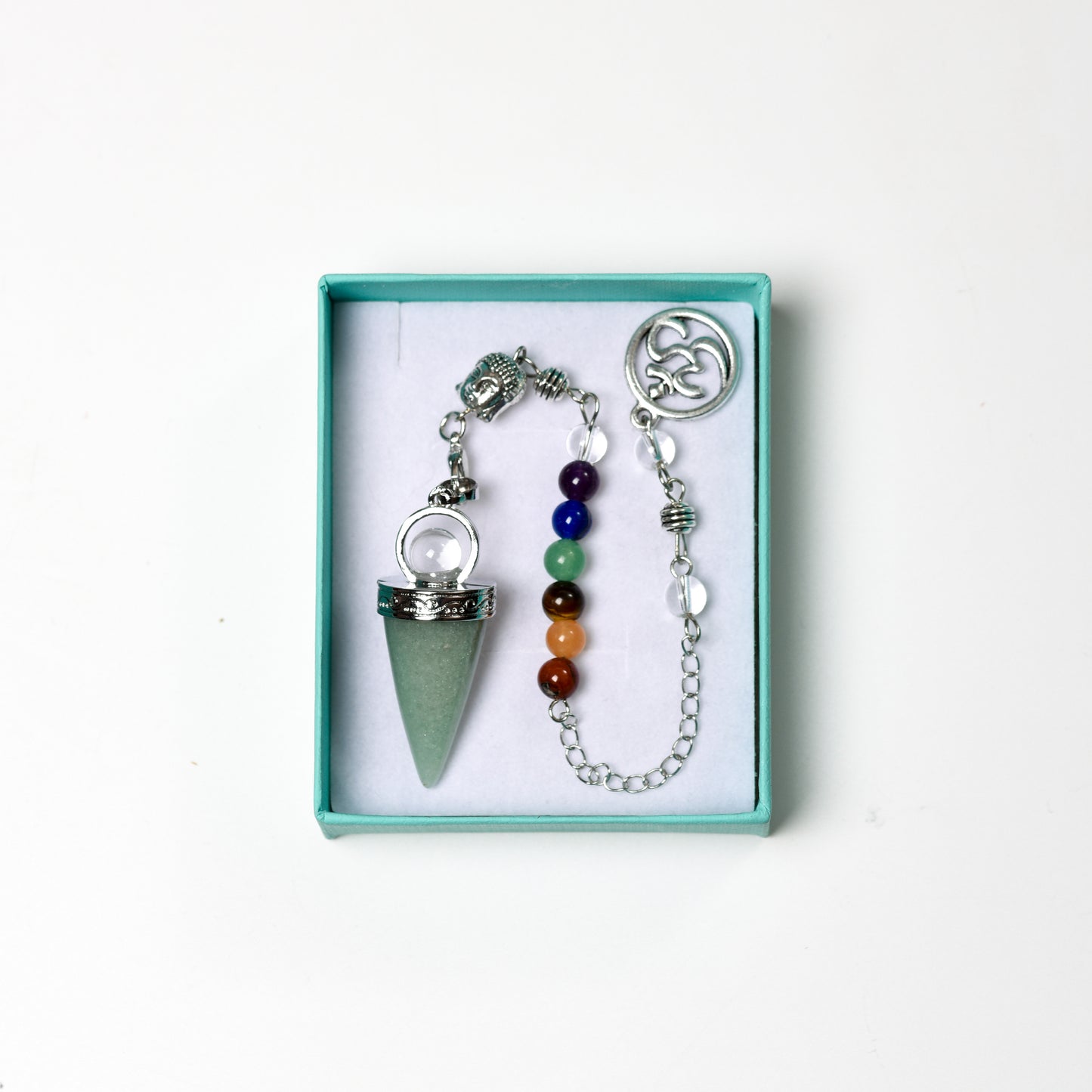 Chakra Spiritual Pendulum Natural Crystal Pendulum Pendant