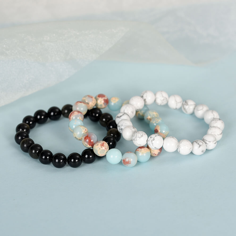 10mm single circle bracelet Crystal Bracelets Natural Artificial Bracelets