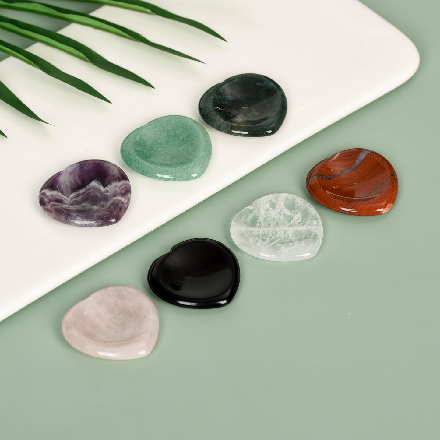 Worry stone massage products crystal wholesale natural energy arts and crafts Thumb stone