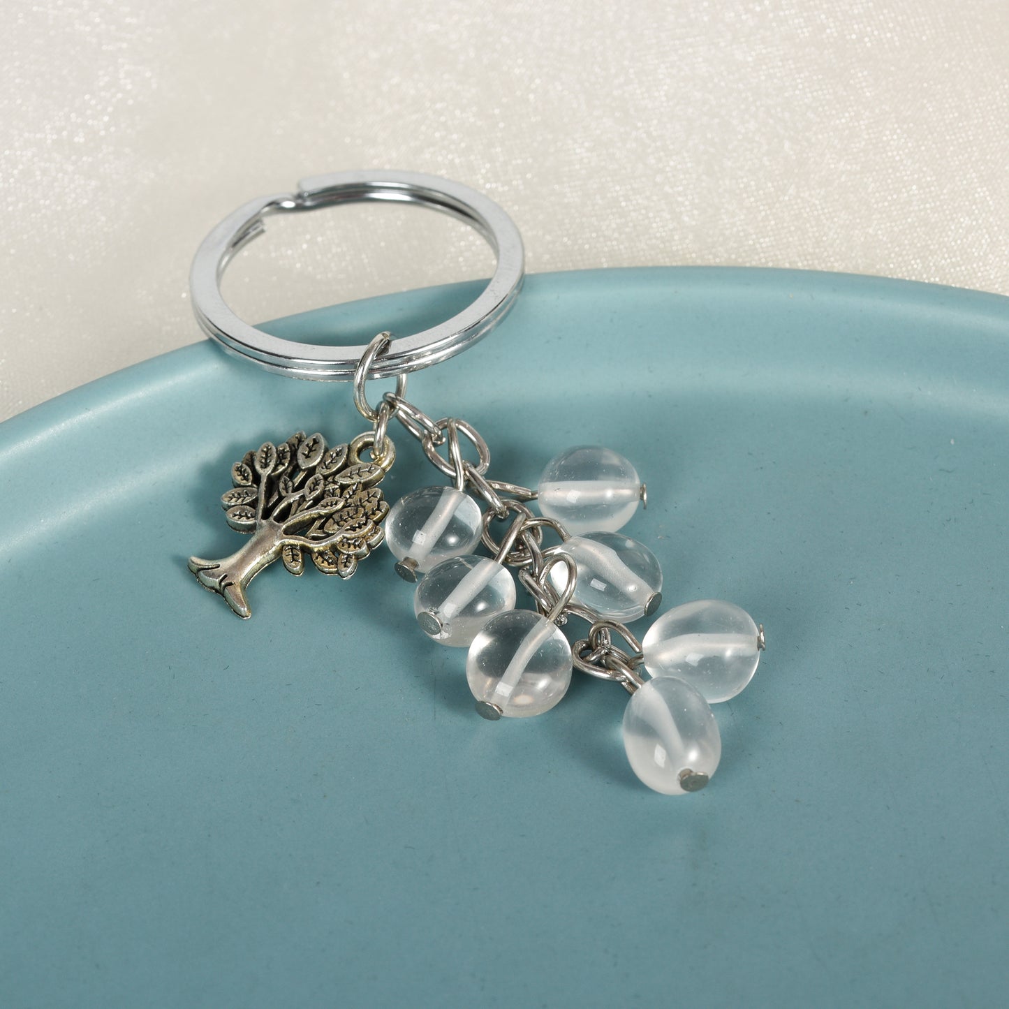 Gravel key chain Crystal accessories gifts wholesale Create personalized