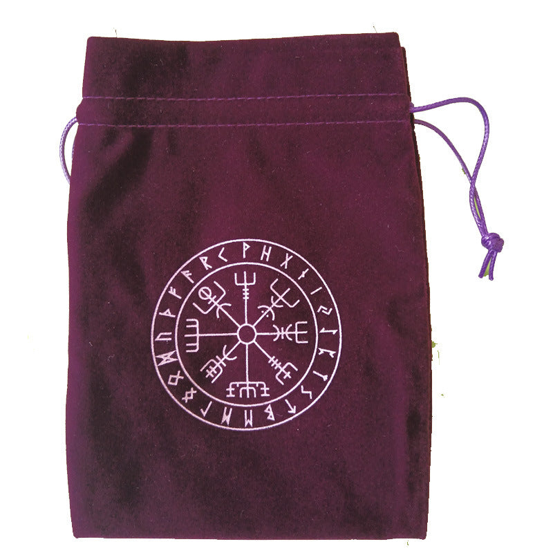 Rune Drawstring Storage  Tarot Cards Bag