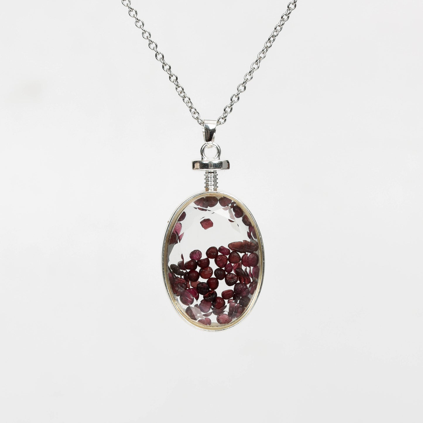 Glass oval necklace Wholesale Pendant Factory outlet Natural