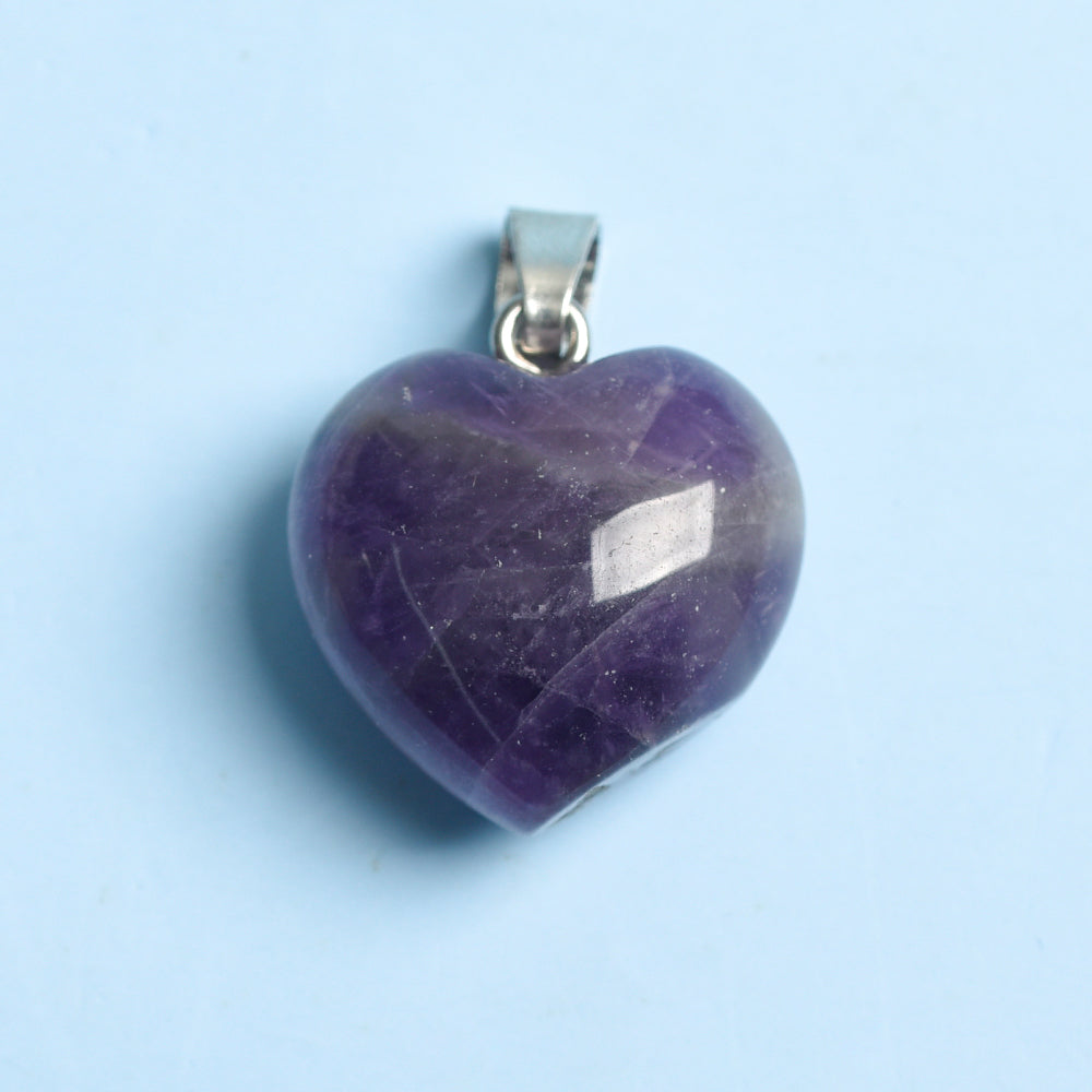 Natural crystal love pendant accessories wholesale large inventory manufacturers for direct supply