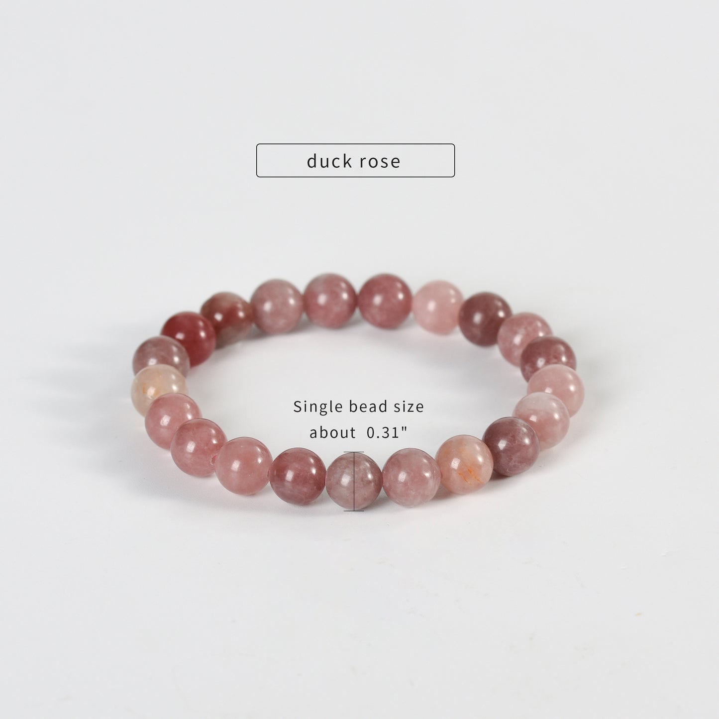 Healing Stone Beaded Bracelets for Women Men Semi-Precious Bracelets 8mm