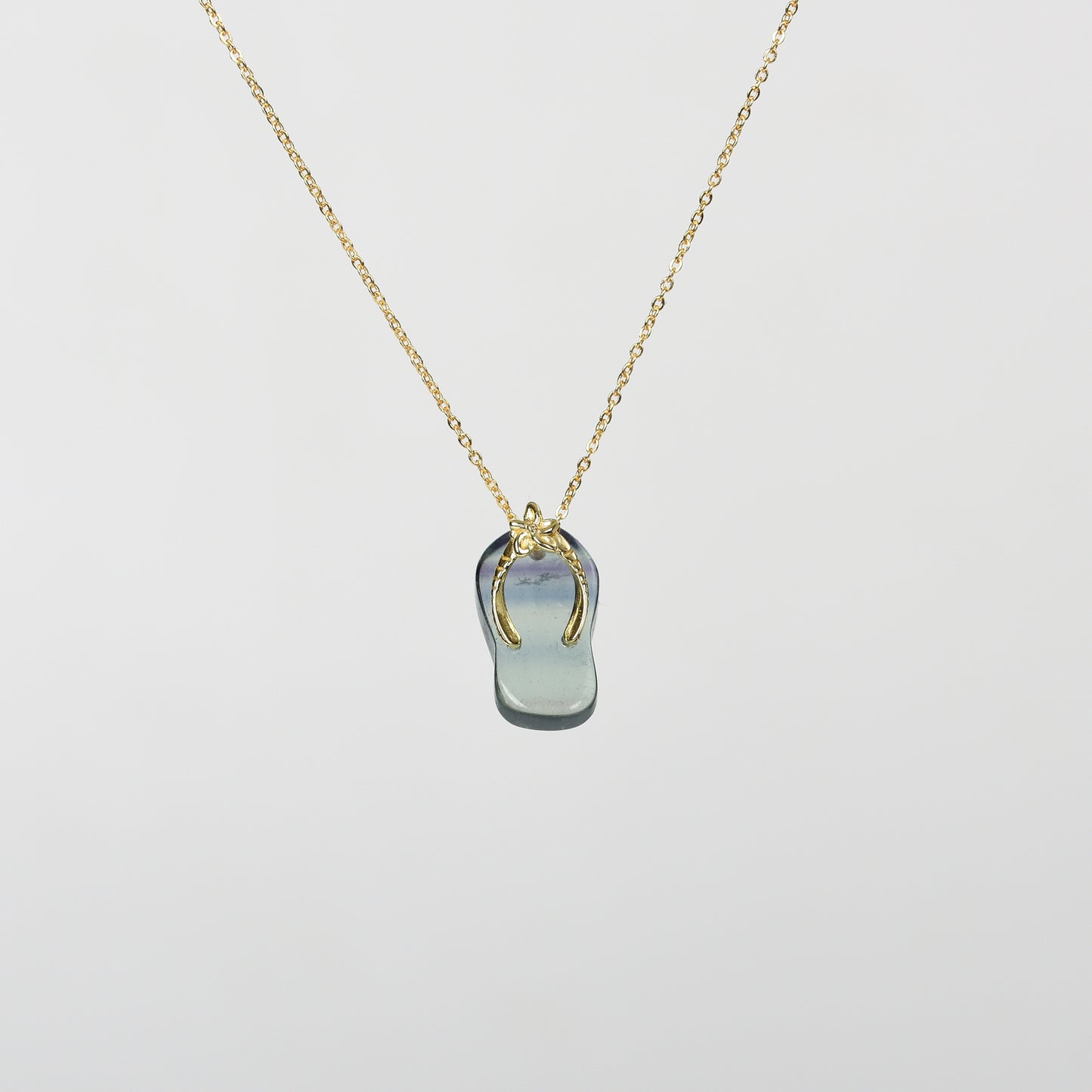 Bag and slipper Pendant Crystal Wholesale Fluorite Necklace