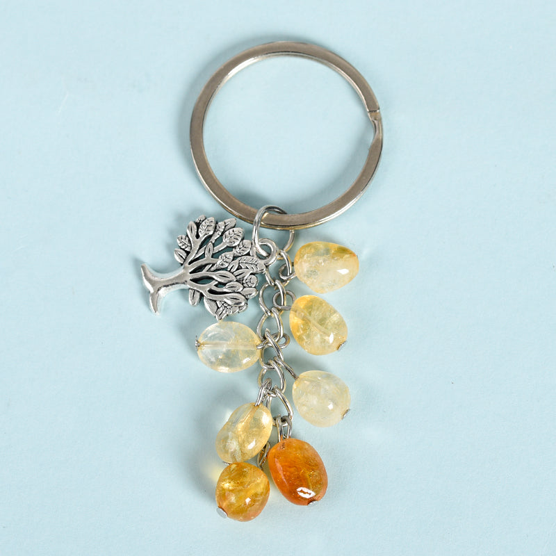 Gravel key chain Crystal accessories gifts wholesale Create personalized