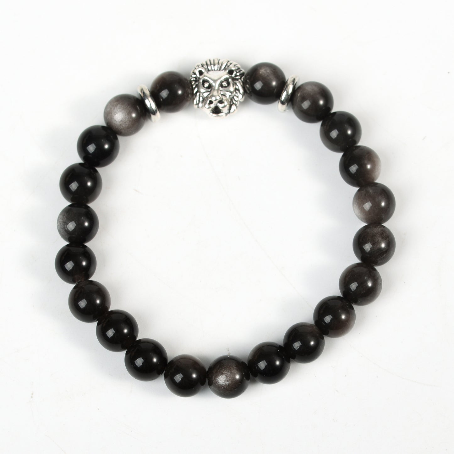 Natural Silver Obsidian Bracelet creative DIY Bracelet wholesale