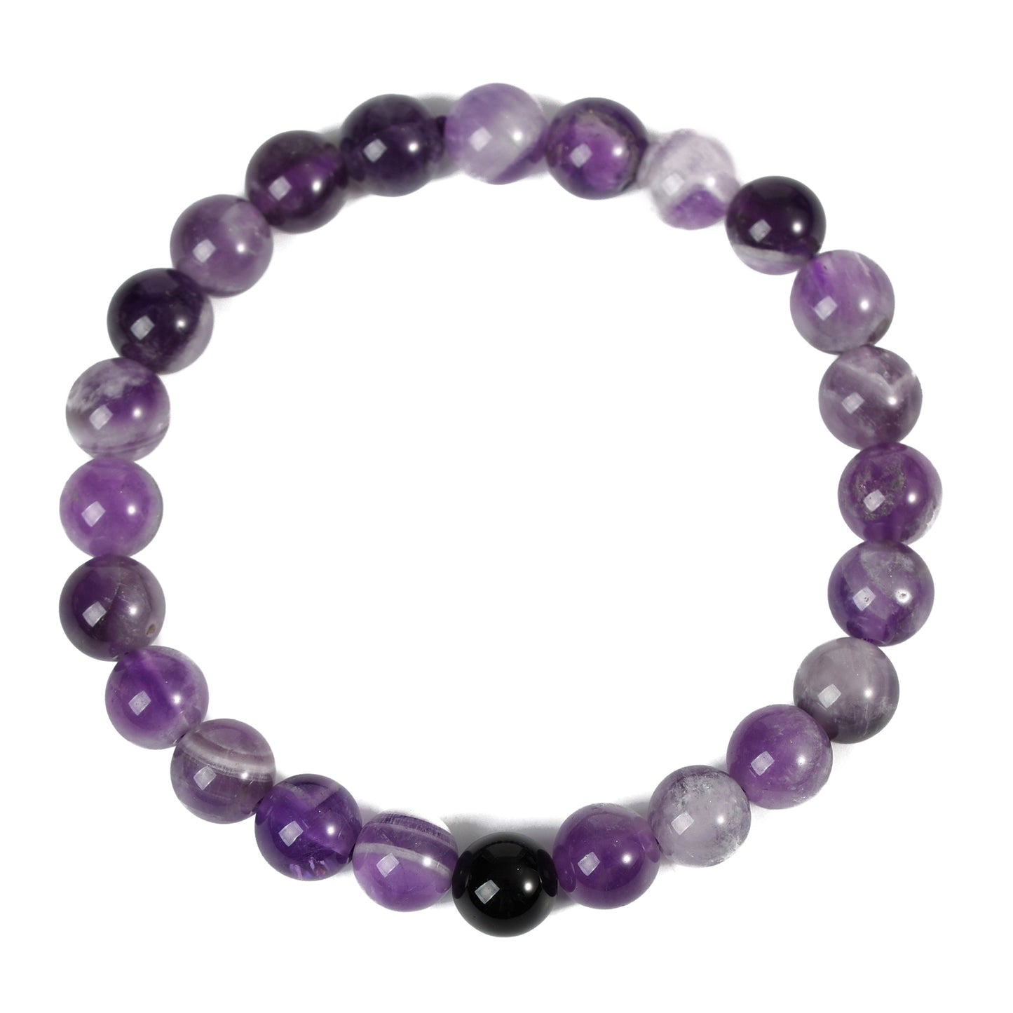 8mm  Crystal Bracelets Natural Bracelets Obsidian Amethyst