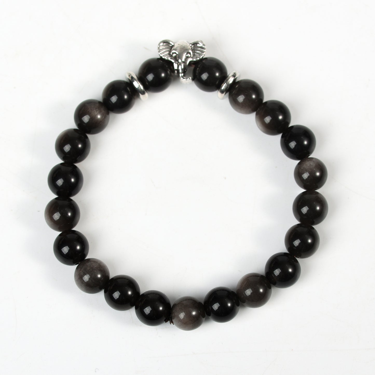 Natural Silver Obsidian Bracelet creative DIY Bracelet wholesale