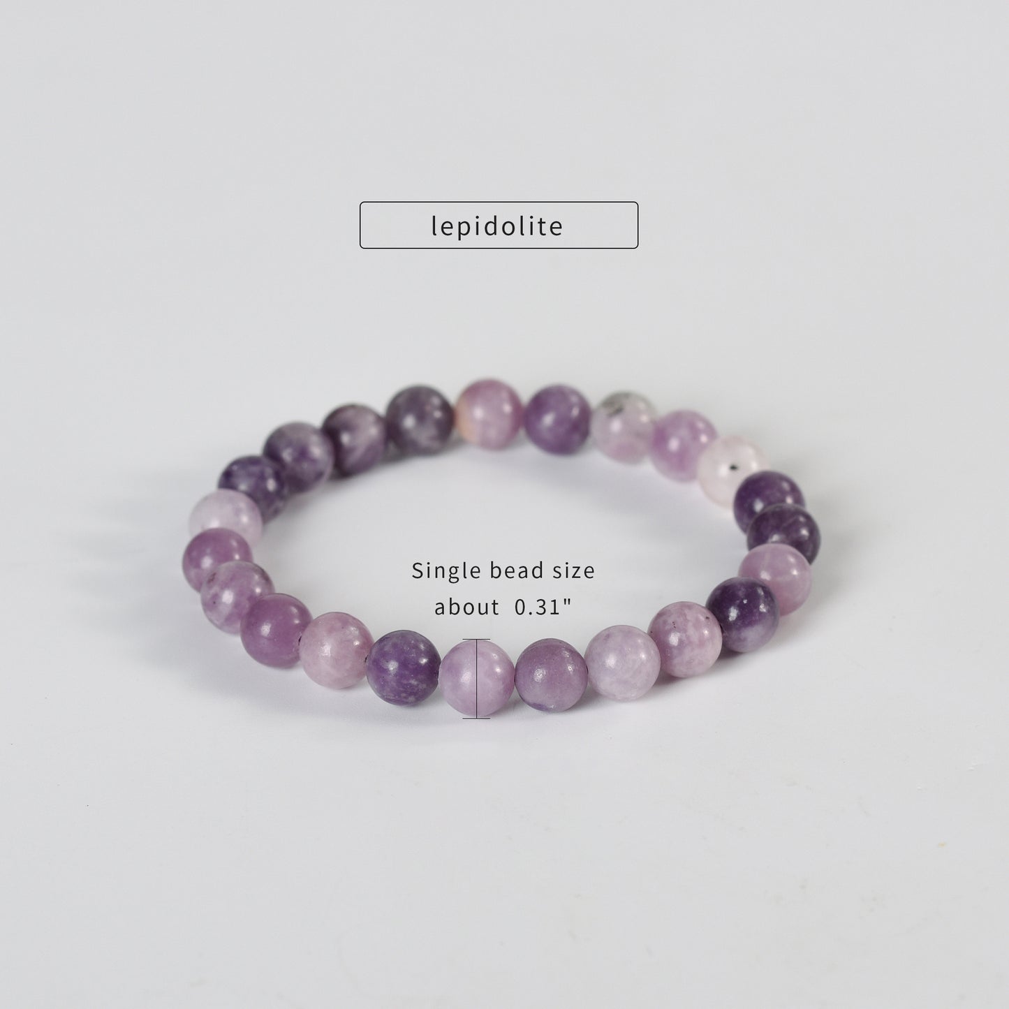 Healing Stone Beaded Bracelets for Women Men Semi-Precious Bracelets 8mm