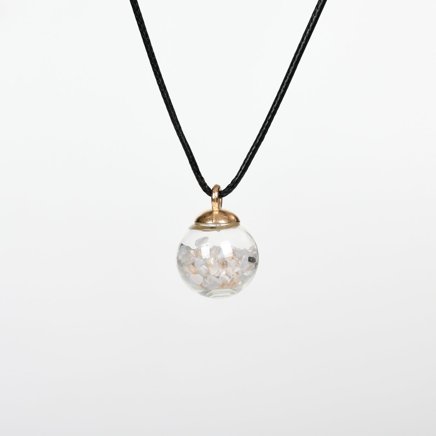 Glass ball necklace Pendant Fashion Simple Round pendant