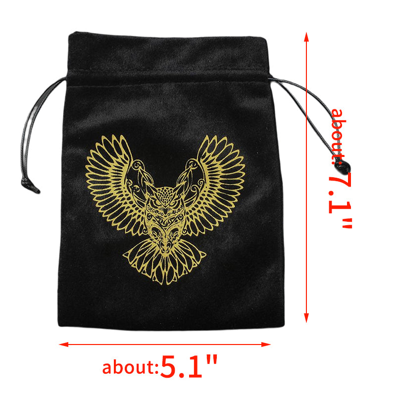 Multi Graphic Drawcord Storage Tarot Bag