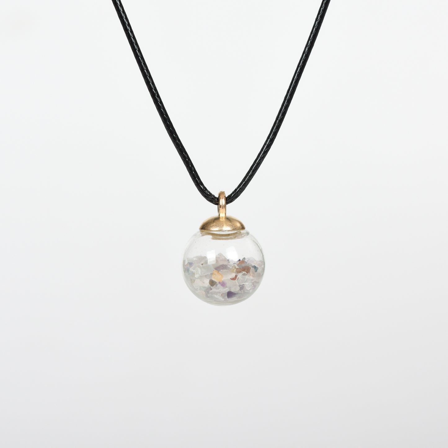 Glass ball necklace Pendant Fashion Simple Round pendant