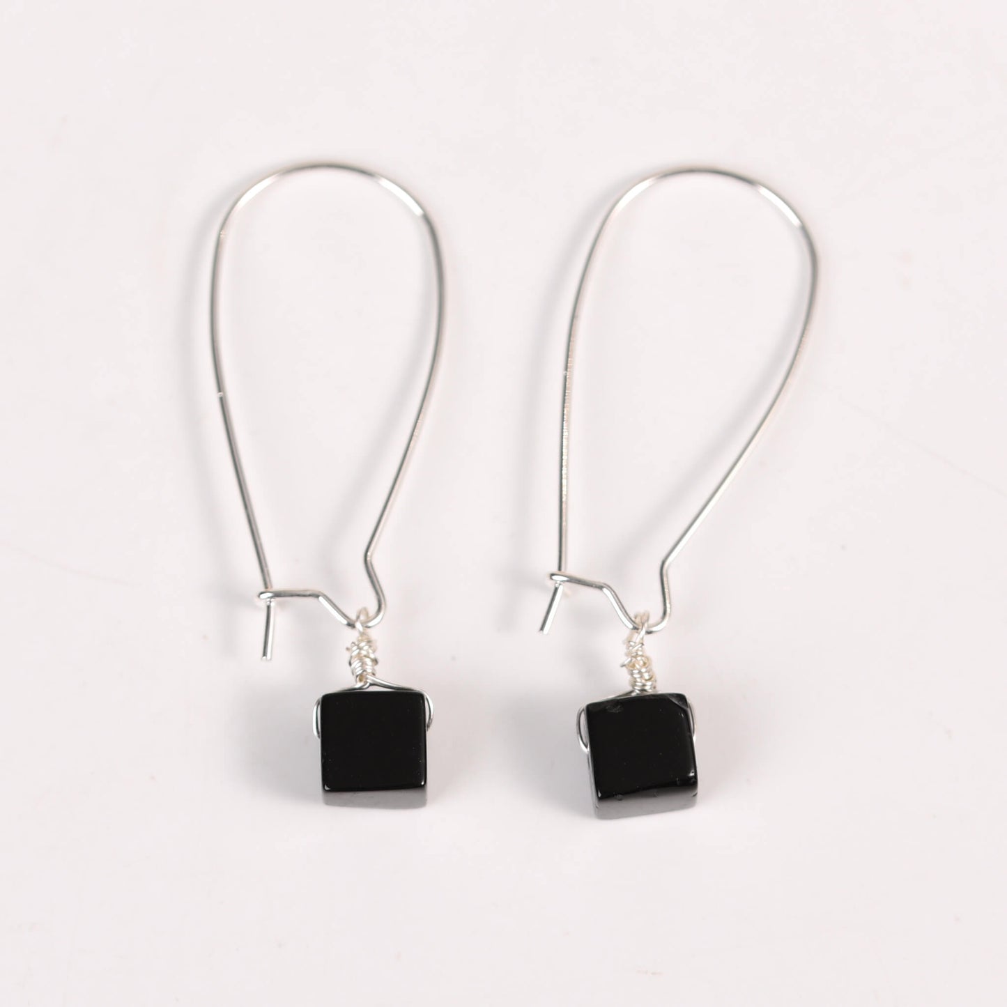 Natural Crystal  Cube  Earrings Ear line Create personalized Gifts