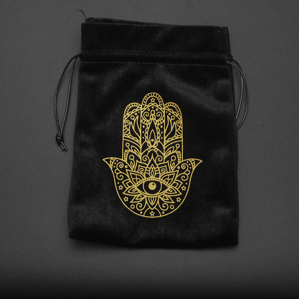 Multi Graphic Drawcord Storage Tarot Bag