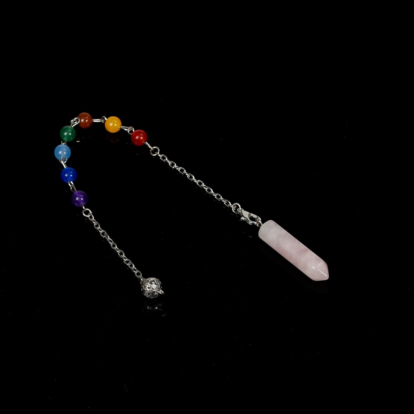 Seven Chakras Spiritual pendulum Pencil tip crystal