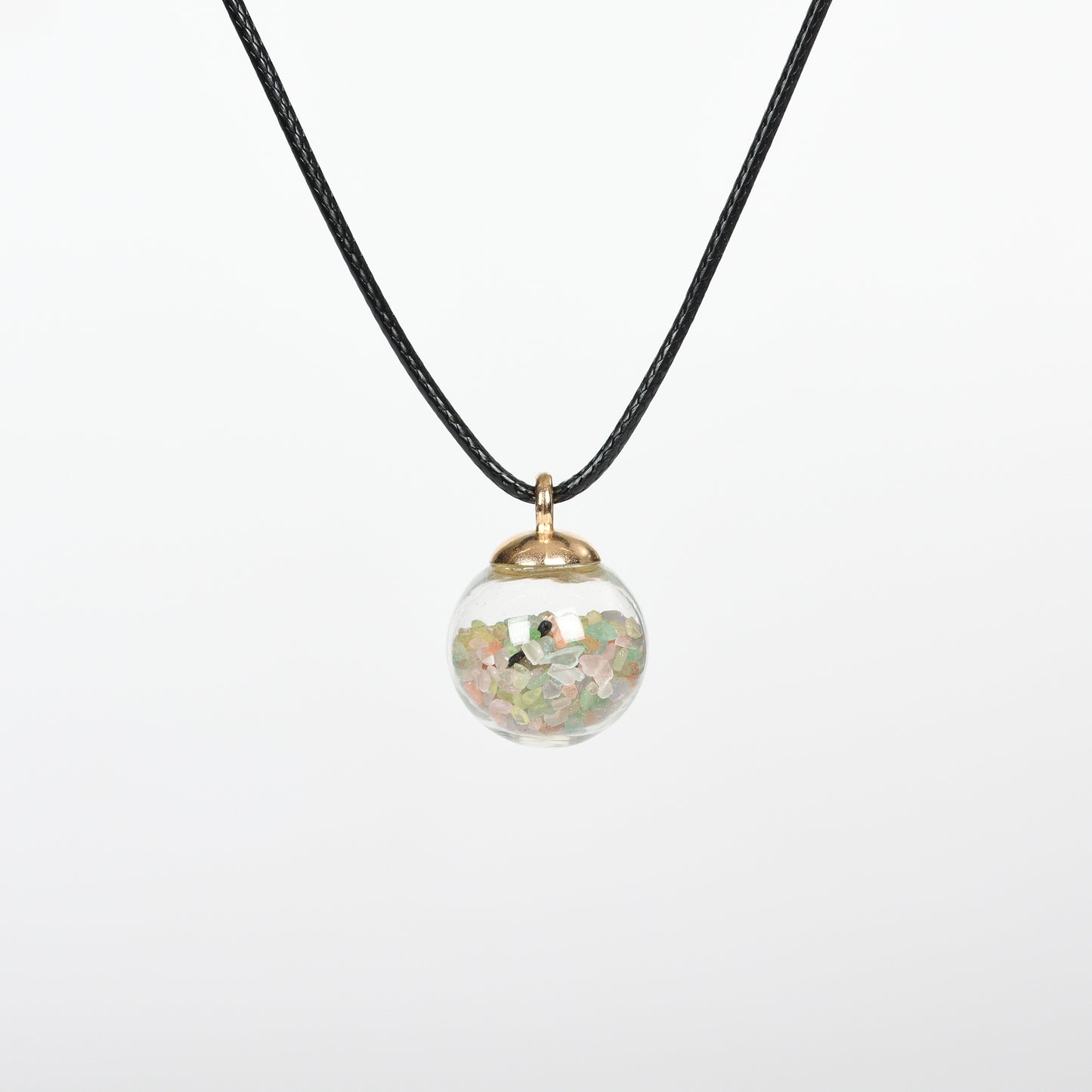 Glass ball necklace Pendant Fashion Simple Round pendant